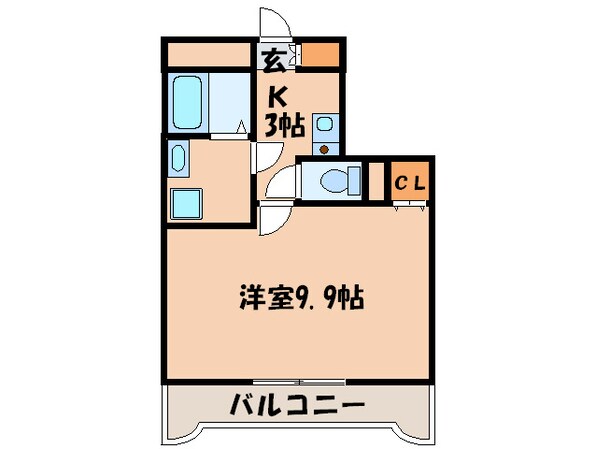 ノース春日原の物件間取画像